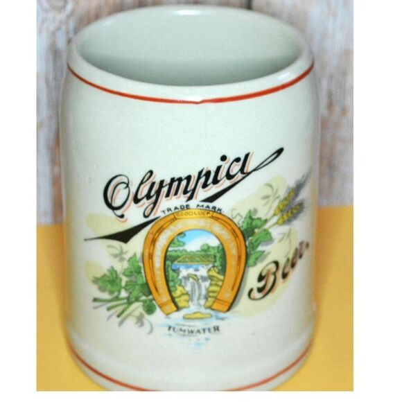Unbranded Other - Cascade Keepsakes Olympia Stein Ceramic Beer Brands